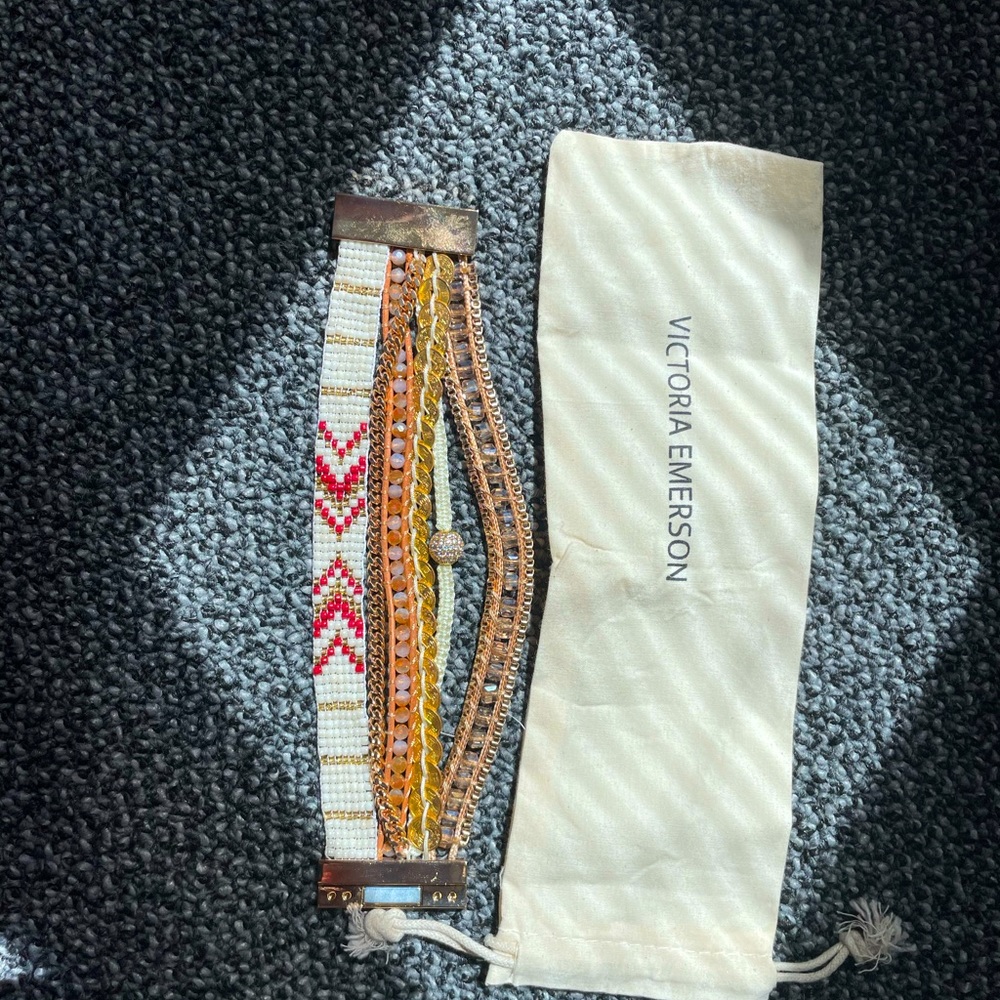 Beautiful unworn Victoria Emerson boho cuff!